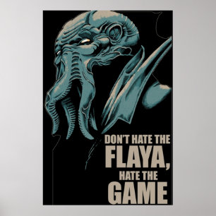 Mind Flayer ・ Dungeons Dragonsとサイコロ ポスター