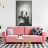 Mind Fragments: Inner Battle キャンバスプリント (インサイチュ (リビング))