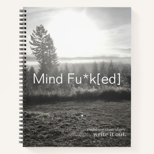 Mind Fu*k[ed]ジャーナル ノートブック (正面)