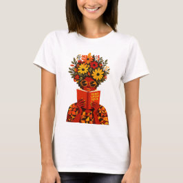 Mind Grow Soul フラワーリーディング アフロウーマン SVG PNG | Tシャツ