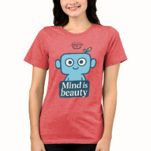 "Mind is Beauty" - Inspirational Women's Tee