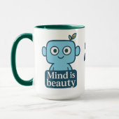Mind is Beauty Motivational cup マグカップ (左)