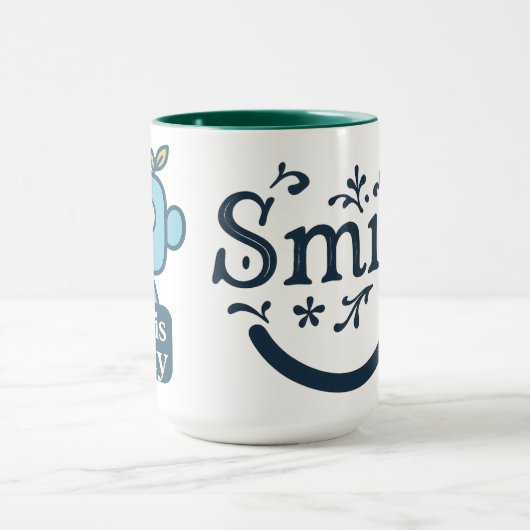 Mind is Beauty Motivational cup マグカップ (中央)