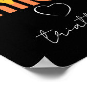 Mind Motivation With Yellow On Black Typography  ポスター (角)