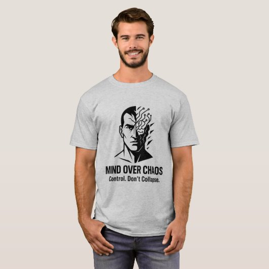 Mind Over Chaos Circuit Headあなたのパワーを制御 Tシャツ (正面フル)