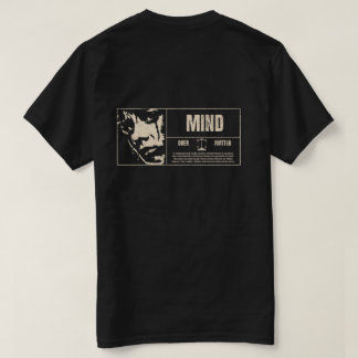 Mind over Matter ミニマル Men Tシャツデザイン Tシャツ
