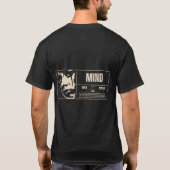 Mind over Matter ミニマル Men Tシャツデザイン Tシャツ (裏面)