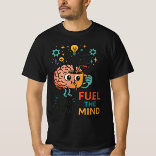 「Mind Over Matter T-Shirt – シャープ頭が切れるスタイル Tシャツ