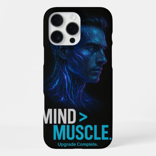 Mind Over Muscle – Upgrade Complete Tech iPhoneケース (裏面)