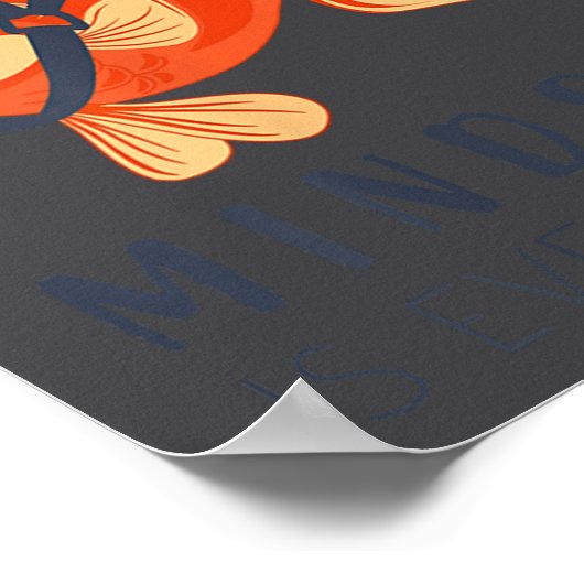 Mind Set Is Everything Insration Funny  ポスター (角)