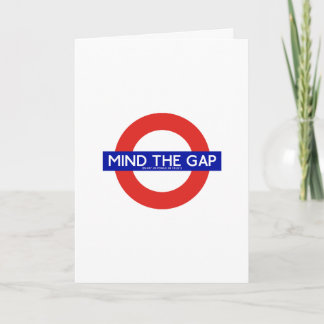 Mind The Gap (In Pay, In Power, In Trust) Card カード