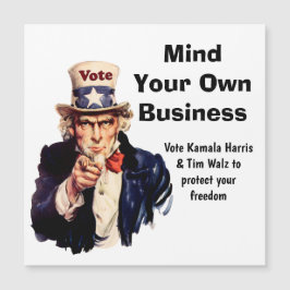 Mind Your Own Business Harris Walz 2024