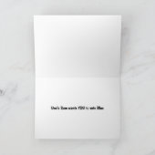 Mind Your Own Business Harris Walz 2024 カード (内部)