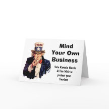 Mind Your Own Business Harris Walz 2024