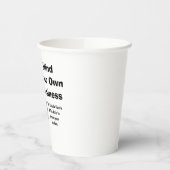 Mind Your Own Business Harris Walz 2024 紙コップ (左)