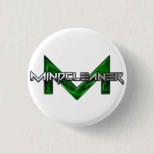 Mindcleanerボタン 缶バッジ (正面)