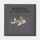 Mindest Is Everything - Motivational Quote Insrati マグネット (正面)