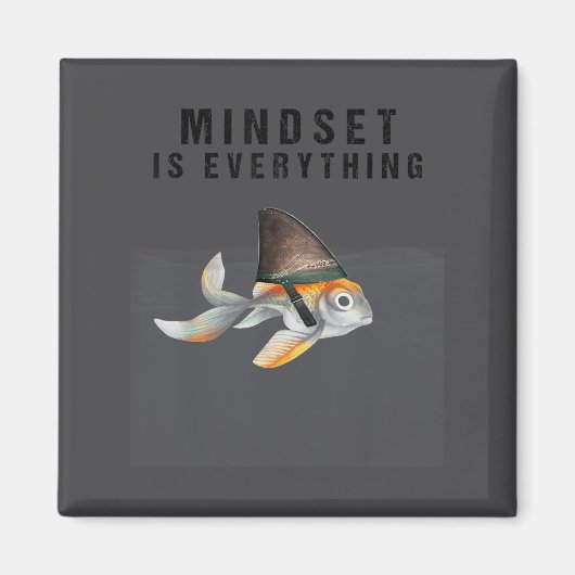 Mindest Is Everything - Motivational Quote Insrati マグネット (正面)