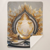 "Mindful Inner Reflection" シェルパブランケット (正面)