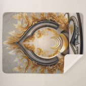 "Mindful Inner Reflection" シェルパブランケット (正面(横))