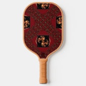 Mindful Match Gear: Celestial Galactic Balanced Fo ピックルボールラケット (正面)