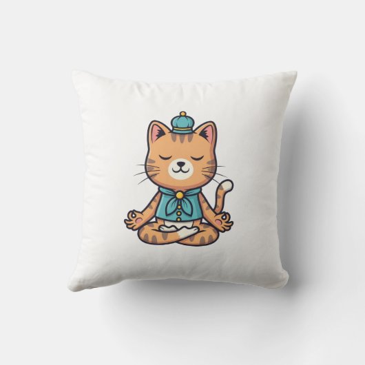 Mindful Monarch Cat クッション (裏面)