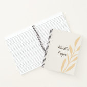 Mindful Pages Minimal Aesthetic Notebook  ノートブック (内部)