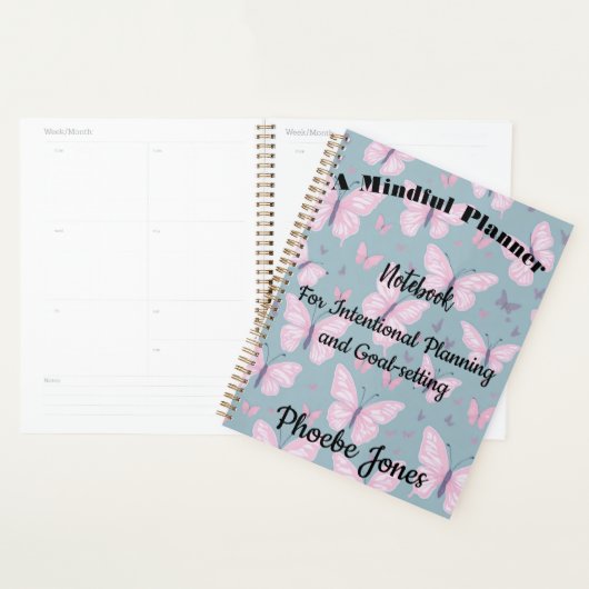 Mindful Planner for Intentional Planning and Goal- プランナー手帳 (ディスプレー)