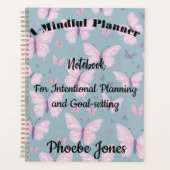 Mindful Planner for Intentional Planning and Goal- プランナー手帳 (正面)
