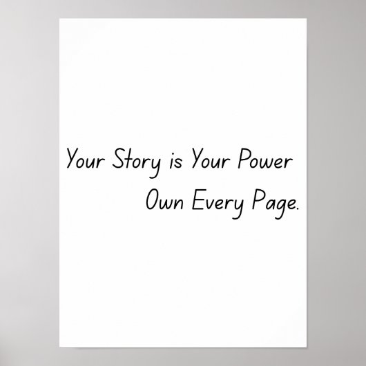 Mindful Productivity Process Quote Modern ポスター (正面)