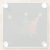 Mindful Word Art - Coasters ガラスコースター (裏面)