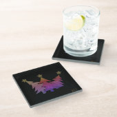 Mindful Word Art - Coasters ガラスコースター (アングル)