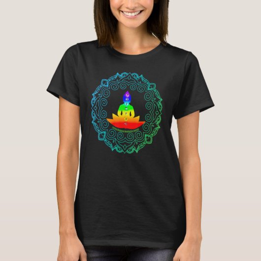 Mindfulness Buddha Buddhism Spiritual Yoga Meditat Tシャツ (正面)