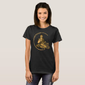 Mindfulness Buddha Buddhism Spiritual Yoga Meditat Tシャツ (正面フル)