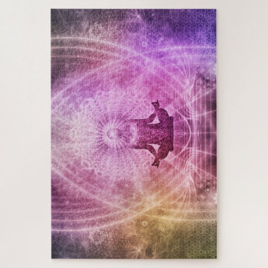 mindfulness meditation puzzle ジグソーパズル (縦)