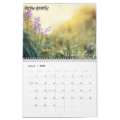 Mindfulness Positive Affirmations 2026 Calendar カレンダー (3月 2026)