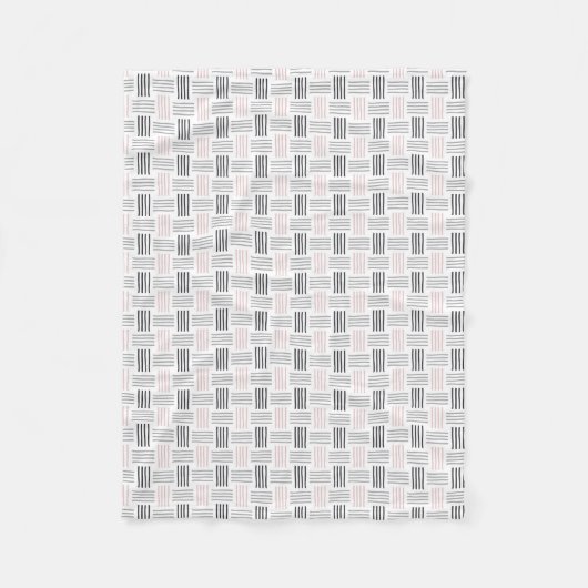 MindGrid寄り添い フリースブランケット (正面)