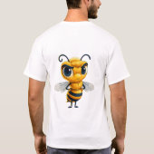 Minding Mine Funny Bee T-Shirt Tシャツ (裏面)