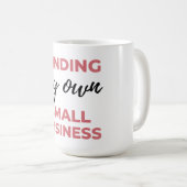Minding My Own Small Business 2 コーヒーマグカップ (正面右)