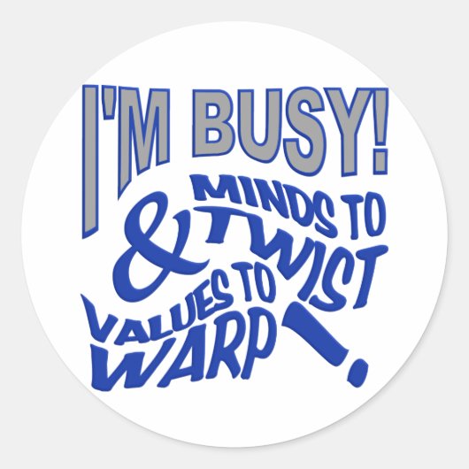 Minds To Twistスタンプ ラウンドシール (正面)