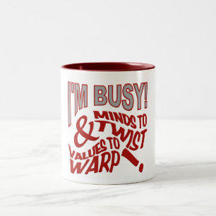Minds to Twist mug -スタイルとカラーを選択 ツートーンマグカップ
