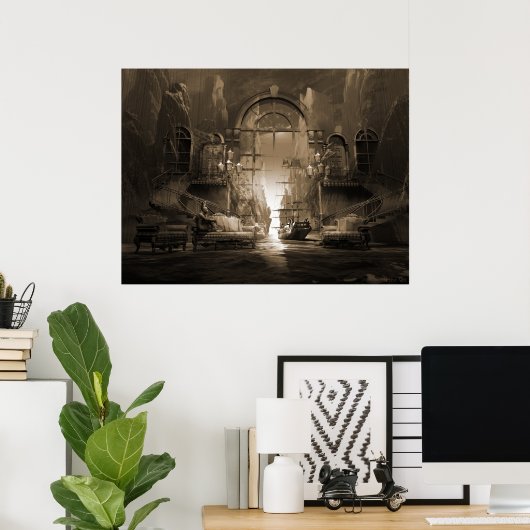 Mindscapeの夢の風景 ポスター (ホームオフィス)