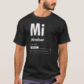 Mindset – 成功の要素 – やる気を起こさせる tシャツ (正面)