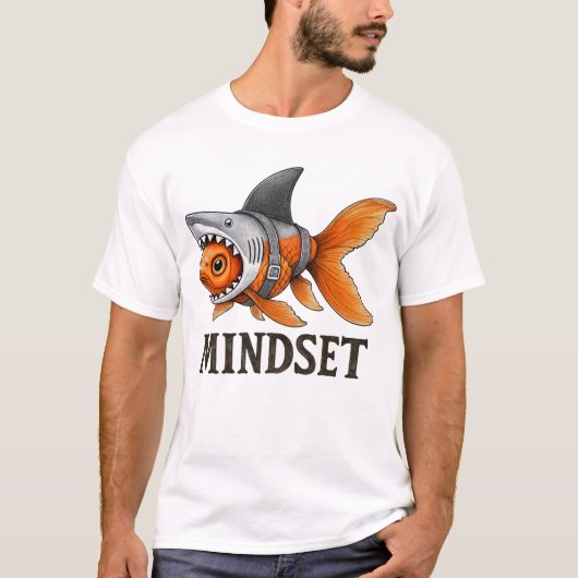 Mindset Goldfish Shark Tee Tシャツ (正面)