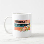 Mindset is Everything コーヒーマグカップ (左)