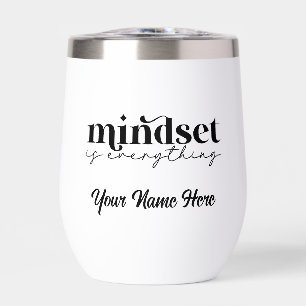 Mindset is Everything、タイポグラフィウォーターボトル