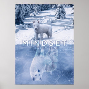 Mindset Is Everything, Arctic Wolf Success Hustle ポスター