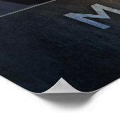 Mindset Is Everything - Cat Tiger Shadow ポスター (角)