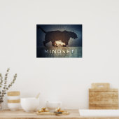 Mindset Is Everything - Cat Tiger Shadow ポスター (キッチン)