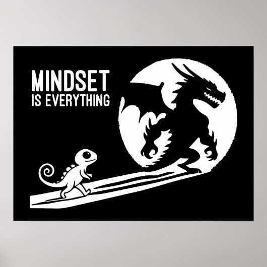 Mindset Is Everything, Dragon – 成功動機 ポスター (正面)